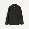 Chaqueta camisa de nailon con parche VLogo