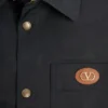 Chaqueta camisa de nailon con parche VLogo