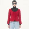 Chaqueta corta de tweed de lana liso Chaqueta corta de tweed de lana liso