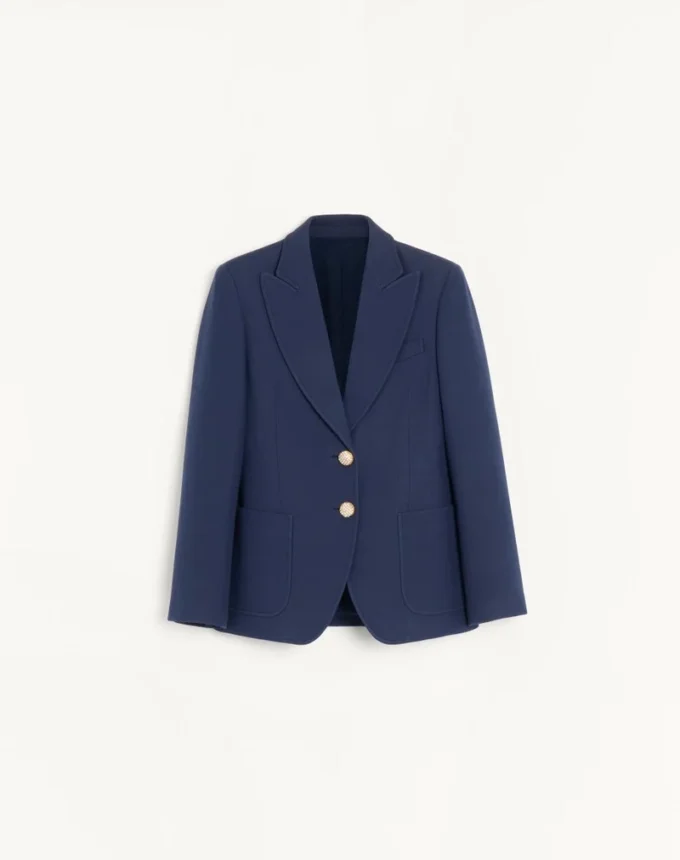CHAQUETA CREPE COUTURE