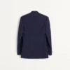 Chaqueta cruzada de gabardina de lana Chaqueta cruzada de gabardina de lana