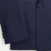 Chaqueta cruzada de gabardina de lana Chaqueta cruzada de gabardina de lana