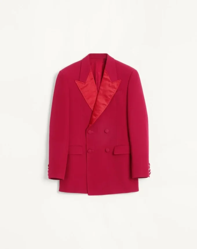Chaqueta cruzada de lana Grain De Poudre Chaqueta cruzada de lana Grain De Poudre