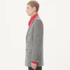 Chaqueta cruzada de Valentino en lana natté boutonné Chaqueta cruzada de Valentino en lana natté boutonné