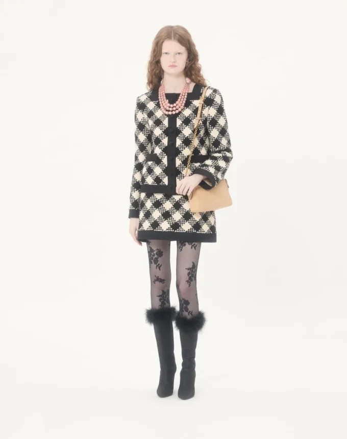 Falda Damier Tweed Falda Damier Tweed