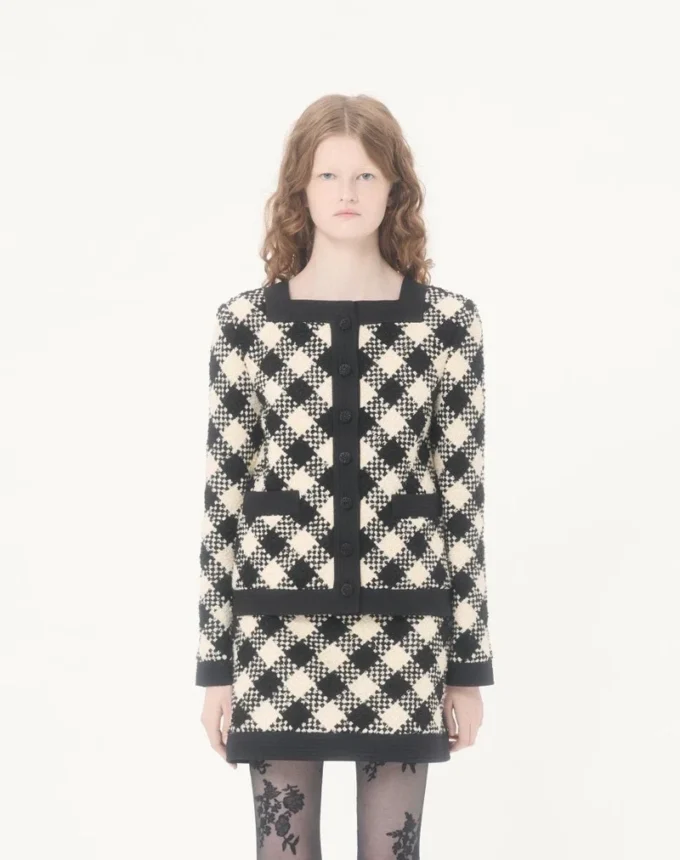 Chaqueta Damier Tweed Chaqueta Damier Tweed