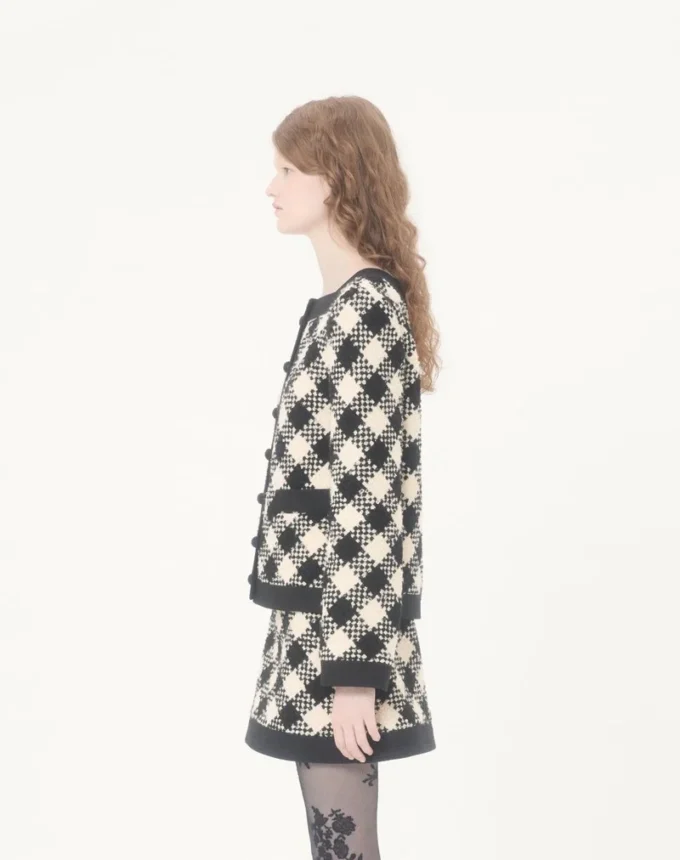 Chaqueta Damier Tweed Chaqueta Damier Tweed