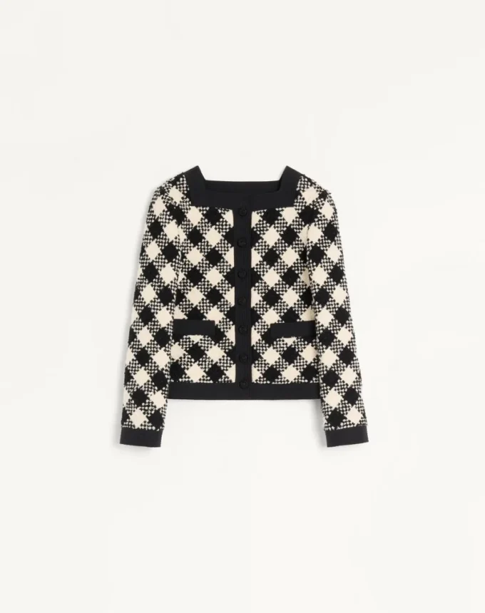 Chaqueta Damier Tweed Chaqueta Damier Tweed