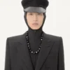 Chaqueta de gabardina de lana cruzada de Valentino