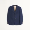 Chaqueta de gabardina de lana de botonadura sencilla Chaqueta de gabardina de lana de botonadura sencilla