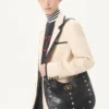 Chaqueta de gabardina de lana de botonadura sencilla de Valentino