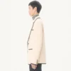 Chaqueta de gabardina de lana de botonadura sencilla de Valentino