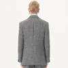 Chaqueta de lana mouliné de botonadura sencilla de Valentino Chaqueta de lana mouliné de botonadura sencilla de Valentino