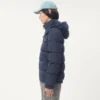 Chaqueta de nylon con capucha y parche VLogo Chaqueta de nylon con capucha y parche VLogo