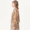 Chaqueta de piqué con estampado de cachemira Voyage Imaginaire Chaqueta de piqué con estampado de cachemira Voyage Imaginaire