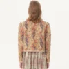 Chaqueta de piqué con estampado de cachemira Voyage Imaginaire Chaqueta de piqué con estampado de cachemira Voyage Imaginaire