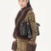 Chaqueta de punto jacquard con estampado animal y lurex Chaqueta de punto jacquard con estampado animal y lurex