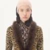 Chaqueta de punto jacquard con estampado animal y lurex Chaqueta de punto jacquard con estampado animal y lurex