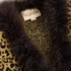 Chaqueta de punto jacquard con estampado animal y lurex Chaqueta de punto jacquard con estampado animal y lurex