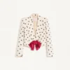 Chaqueta de shantung con estampado Pludepois Chaqueta de shantung con estampado Pludepois