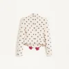 Chaqueta de shantung con estampado Pludepois Chaqueta de shantung con estampado Pludepois