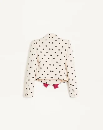 Chaqueta de shantung con estampado Pludepois Chaqueta de shantung con estampado Pludepois