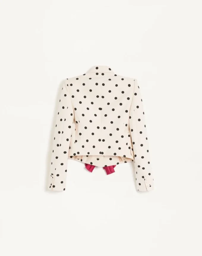 Chaqueta de shantung con estampado Pludepois Chaqueta de shantung con estampado Pludepois