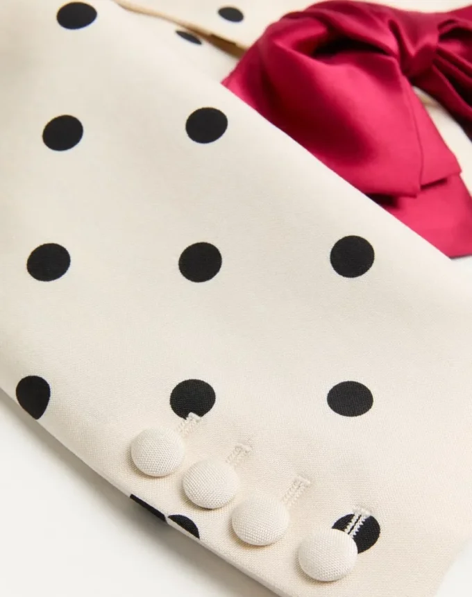 Chaqueta de shantung con estampado Pludepois Chaqueta de shantung con estampado Pludepois