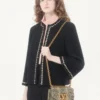 Chaqueta de tweed Canestrello bordada Chaqueta de tweed Canestrello bordada