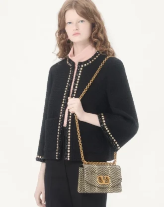 Chaqueta de tweed Canestrello bordada Chaqueta de tweed Canestrello bordada