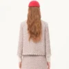 Chaqueta de tweed con cinta bordada Chaqueta de tweed con cinta bordada