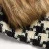 Chaqueta de tweed macro pied de poule Chaqueta de tweed macro pied de poule