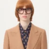 Chaqueta de viscosa de botonadura sencilla Chaqueta de viscosa de botonadura sencilla