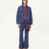 Chaqueta safari de denim Chaqueta safari de denim