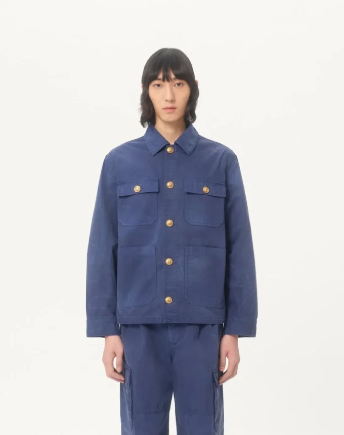 Chaqueta safari de denim Chaqueta safari de denim