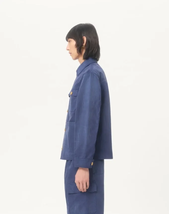 Chaqueta safari de denim Chaqueta safari de denim