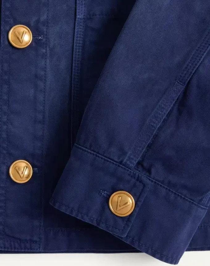 Chaqueta safari de denim Chaqueta safari de denim