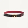 Cinturón reversible de piel de becerro brillante VLogo Signature – 30 mm / 1,2 pulgadas. Cinturón reversible de piel de becerro brillante VLogo Signature – 30 mm / 1,2 pulgadas.