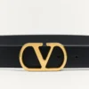 Cinturón Vlogo Signature en piel de becerro brillante de 30 mm Cinturón Vlogo Signature en piel de becerro brillante de 30 mm