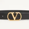 Cinturón Vlogo Signature en piel de becerro brillante de 30 mm Cinturón Vlogo Signature en piel de becerro brillante de 30 mm