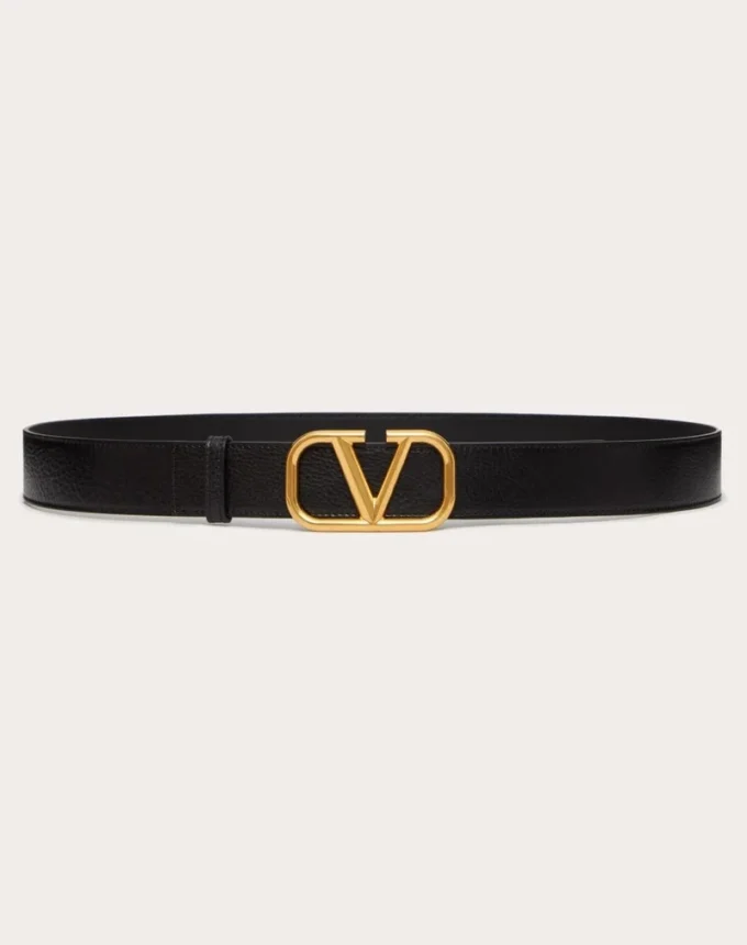 Cinturón Vlogo Signature en piel de vacuno ombré
