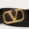Cinturón Vlogo Signature en piel de vacuno ombré