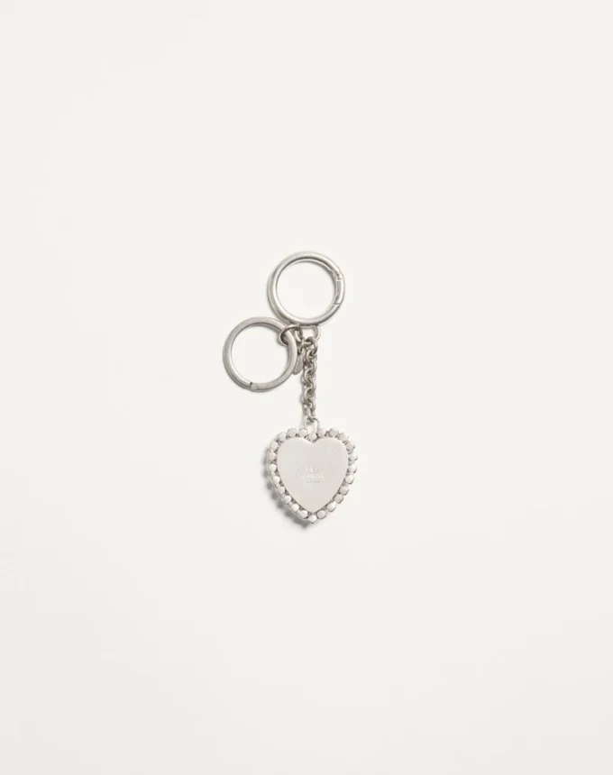 Colgante para bolso Coeur Hyperbole con llavero en metal, material sintético y cristales Colgante para bolso Coeur Hyperbole con llavero en metal, material sintético y cristales