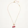 Collar Cherryfic de metal y esmalte Collar Cherryfic de metal y esmalte