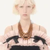 Collar Coeur Hyperbole en metal, resina y cristales