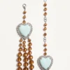 Collar Coeur Hyperbole en metal, resina y cristales