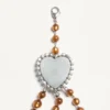 Collar Coeur Hyperbole en metal, resina y cristales