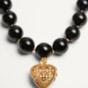 Collar Coeur Royal de metal, resina, esmalte y cristales Swarovski®.