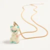 Collar Le Chat De La Maison en metal, nailon y cristales Swarovski®. Collar Le Chat De La Maison en metal, nailon y cristales Swarovski®.