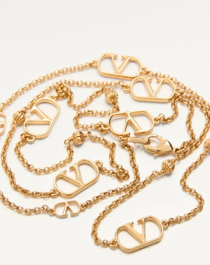 Collar metálico con logotipo Vlogo Collar metálico con logotipo Vlogo